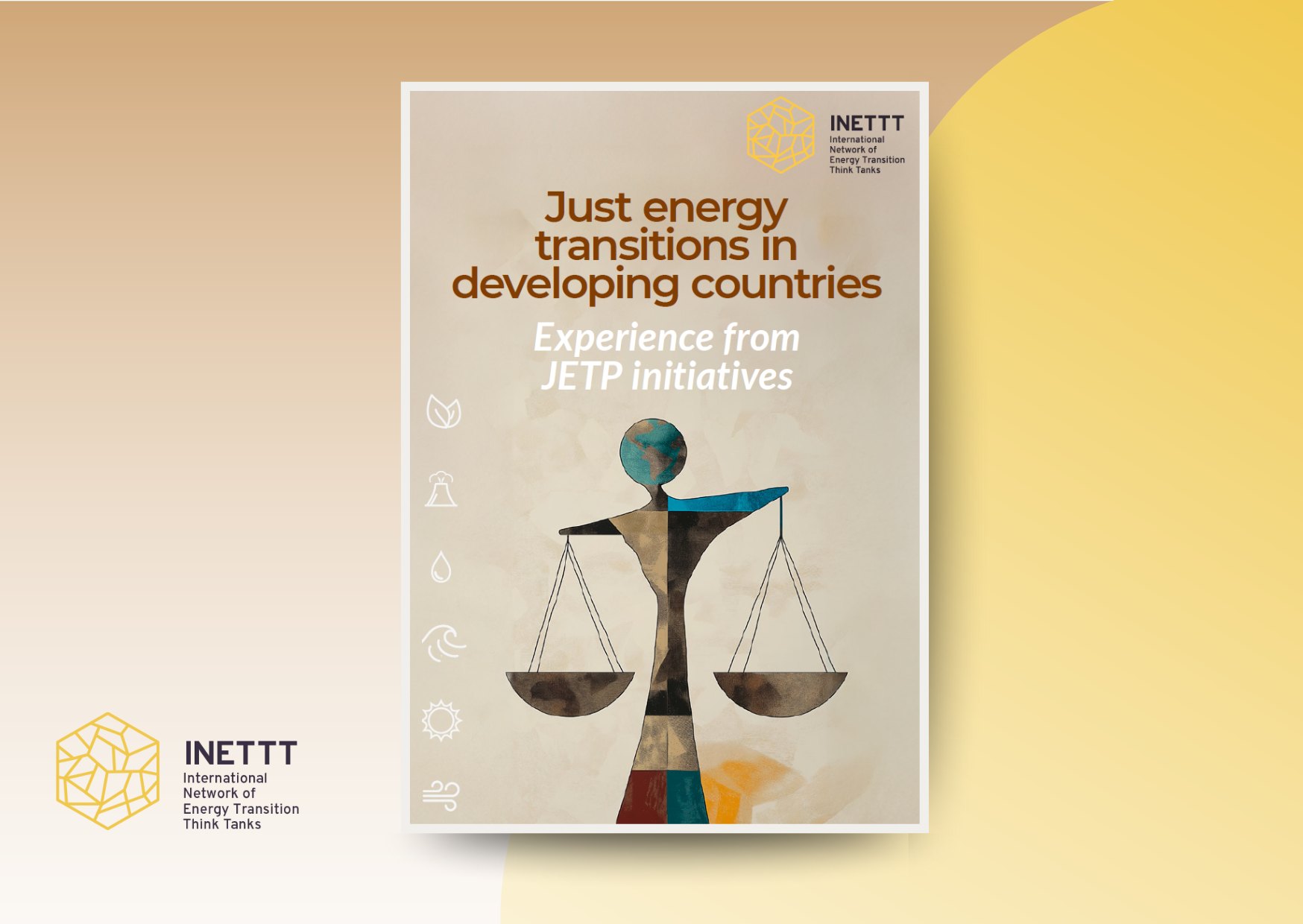 Cover image from 'Just energy transitions in developing countries' report